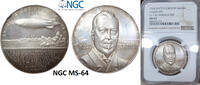 European Coins Medal NGC MS-64 Germany 1924 Graf Von Zeppelin  City View... 356,37 EUR kostenloser Versand