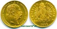 Österreich 20 Gulden 20 Gulden, 1892, Franz Joseph I. 1848-1916, 6,46 g/900 Gold, KM2269, S610, offizielle NP, Stg -