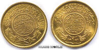 Saudi Arabien 1 Guinea (AH 1370), Mecca, Abd Al-Aziz Ibn Sa’du 1322-1373 (1905-1953), 8,00 g/917 Gold, KM36, Stg -