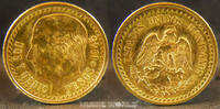 Mexiko M. Hidalgo, 2,09 g /900 Gold, offizielle NP, vz 2,5 Pesos 1945 