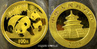 China 100 Yuan 2008 Pandamotiv, in Originalplastik, 1/4 oz. Gold 999/100... 1225,00 EUR  zzgl. 25,00 EUR Versand