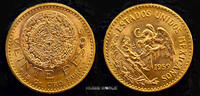 Mexiko Pesos 1959 Azteken-Kalender aus dem 15. Jh., 16,65 g/900 GOLD, KM... 2067,00 EUR  zzgl. 25,00 EUR Versand