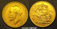 Indien (brit. Kolonie) Indien, Sovereign 1907 Mzz. I, Bombay,George V. 1910-1936, 7,99 g/917 Gold, vz Sovereign 1907 