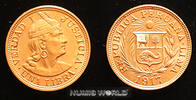 Peru 1 Libra 1917 Peru, 1 Libra, 1917, Indianerkopf, 7,98 g/917 Gold, KM... 930,30 EUR  zzgl. 10,00 EUR Versand