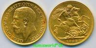 Südafrika 1 Sovereign Mzz. SA, Georg V. 1910-1936, 8,00 g/917 Gold, S626, vz+ -