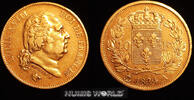 Frankreich 1824 Frankreich, 40 Francs, 1824 A, Louis XVIII, 12,83 g/900 ... 1943,00 EUR  zzgl. 25,00 EUR Versand