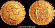 Spanien 1877 Spanien, 25 Pesetas, 18*77, Alfonso XII, 8,04 g/900 Gold, S... 1336,00 EUR  zzgl. 25,00 EUR Versand