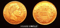 Frankreich 1862 Frankreich, 10 Francs, 1862, Mz. A, Napoleon III., 1852-... 1090,00 EUR  zzgl. 10,00 EUR Versand