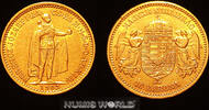 Ungarn 1903 Ungarn, 10 Korona, 1903, KB, Stehender Kaiser, 3,37 g/900 Go... 614,67 EUR  zzgl. 10,00 EUR Versand