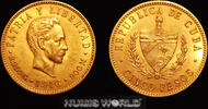 Cuba 5 Pesos 1916 Cuba, 5 Pesos, 1916, 8,35 g/900 Gold, KM19, vz  1174,00 EUR  zzgl. 25,00 EUR Versand