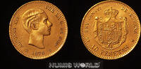 Spanien 10 Pesetas 1878 Spanien, 10 Pesetas, 1878 (19*61) DE-M, Alfonso ... 856,80 EUR  zzgl. 10,00 EUR Versand