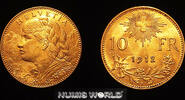 Schweiz 1912 Schweiz, 10 Franken, 1912, Vreneli, Mzz. B, 3,23 g/900 Gold... 609,24 EUR  zzgl. 10,00 EUR Versand