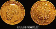 Deutsches Reich 10 Mark 1876 Deutsches Kaiserreich, Baden, 10 Mark, 1876... 535,50 EUR  zzgl. 10,00 EUR Versand