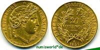 Frankreich 20 Francs 1851 Mzz. A, Cereskopf, Zweite Franz. Rep. 24.02.18... 1165,00 EUR  zzgl. 25,00 EUR Versand