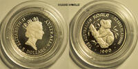 Australien 5 Dollars 1990 PLATIN! Koala, 1/20 oz. Platin 9995, Münzdose,... 322,35 EUR  zzgl. 10,00 EUR Versand