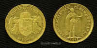 Ungarn 10 Korona 1905 Mzz. KB, Franz Joseph I. 1848-1916, steh. Herrsche... 485,10 EUR  zzgl. 10,00 EUR Versand