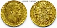 Dänemark 20 Kroner 1915 Mzz. VBP, Christian X. 1912-1947, 8,96 g/900 Gol... 1019,00 EUR  zzgl. 10,00 EUR Versand
