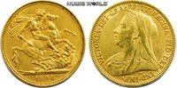 GB 1 Sovereign 1896 Victoria 1837-1901, 7,98 g/917 Gold, S401, ss/ss+ ss... 987,00 EUR  zzgl. 10,00 EUR Versand