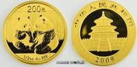 China 200 Yuan 2009 Pandamotiv, 1/2 oz. Feingold 999, Münzdose, Stg  2075,00 EUR  zzgl. 25,00 EUR Versand
