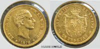Spanien 25 Pesetas 1878 DE-M 18*78, Alfonso XII. 1874-1885, 8,05 g/900 G... 887,25 EUR  zzgl. 10,00 EUR Versand
