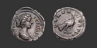  DIVA FAUSTINA JUNIOR Denarius   SS+