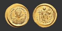    JUSTINIAN I Solidus VZ