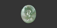   MINERVA VICTORIOUS - CHROME CHALCEDONY Roman Intaglio  850,00 EUR  zzgl. 10,00 EUR Versand