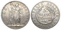 Italy 5 Francs AN 10 GAULE SUBALPINE SS 260,00 EUR  zzgl. 10,00 EUR Versand