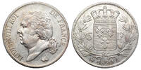 France 5 Francs 1820 A LOUIS XVIII VZ 240,00 EUR  zzgl. 10,00 EUR Versand