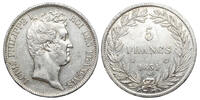 France 5 Francs 1831 A LOUIS-PHILIPPE I VZ 280,00 EUR  zzgl. 10,00 EUR Versand