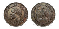France 10 Centimes 1856 D NAPOLEON III VZ 90,00 EUR  zzgl. 10,00 EUR Versand