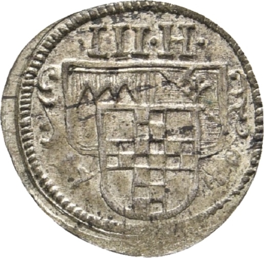 Würzburg, Bistum Einseitiger 3 Heller 1746 Anselm Franz von Ingelheim