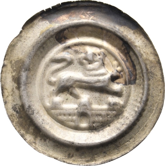 Braunschweigherzoglich welfische Münzstätte Brakteat Otto IV. 1195