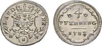 Brandenburg-Ansbach 4 Pfennig Christian Friedrich Karl Alexander 1757-1791