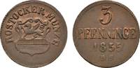 Mecklenburg-Rostock, Stadt Cu 3 Pfennig