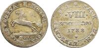 Lauenburg 8 Schilling Georg II. von Hannover 1727-1760 -