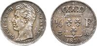 Frankreich 1/4 Franc Charles X. 1824-1830 -