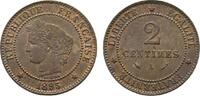 Frankreich Cu 2 Centimes Dritte Republik 1870-1940 -