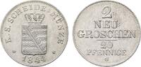 Sachsen-Albertinische Linie 2 Neugroschen Friedrich August II. 1836-1854 -