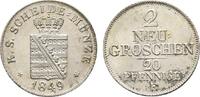 Sachsen-Albertinische Linie 2 Neugroschen Friedrich August II. 1836-1854 -