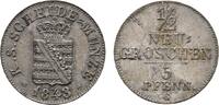 Sachsen-Albertinische Linie 1/2 Neugroschen Friedrich August II. 1836-1854 -