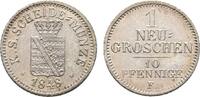 Sachsen-Albertinische Linie Neugroschen Friedrich August II. 1836-1854 -