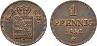 Sachsen-Albertinische Linie Cu Pfennig Friedrich August II. 1836-1854 -