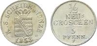 Sachsen-Albertinische Linie 1/2 Neugroschen Friedrich August II. 1836-1854 -