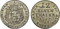 Paderborn, Bistum 1/12 Taler Wilhelm Anton von Asseburg 1763-1782 -