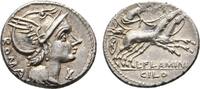 Republik AR-Denar, Rom L. Flaminius Chilo 109-108 v. Chr -