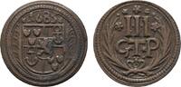 Bentheim-Tecklenburg-Rheda Cu 3 Pfennig Johann Adolph 1674-1700 -