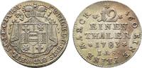 Paderborn, Bistum 1/12 Taler Friedrich Wilhelm von Westphalen 1782-1789 -
