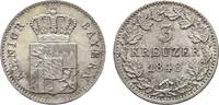 Bayern 3 Kreuzer Ludwig I. 1825-1848 -