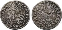 Mansfeld-vorderortische Linie zu Friedeburg 1/4 Taler Peter Ernst I., Bruno II., Gebhard VIII. und Johann Georg IV. 1587-1601 -